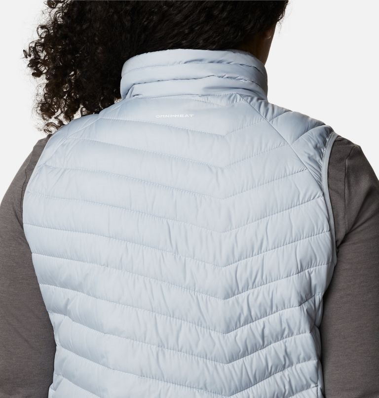 Women's Columbia Powder Lite Vest Light Grey | Plus Size CA-XCL03